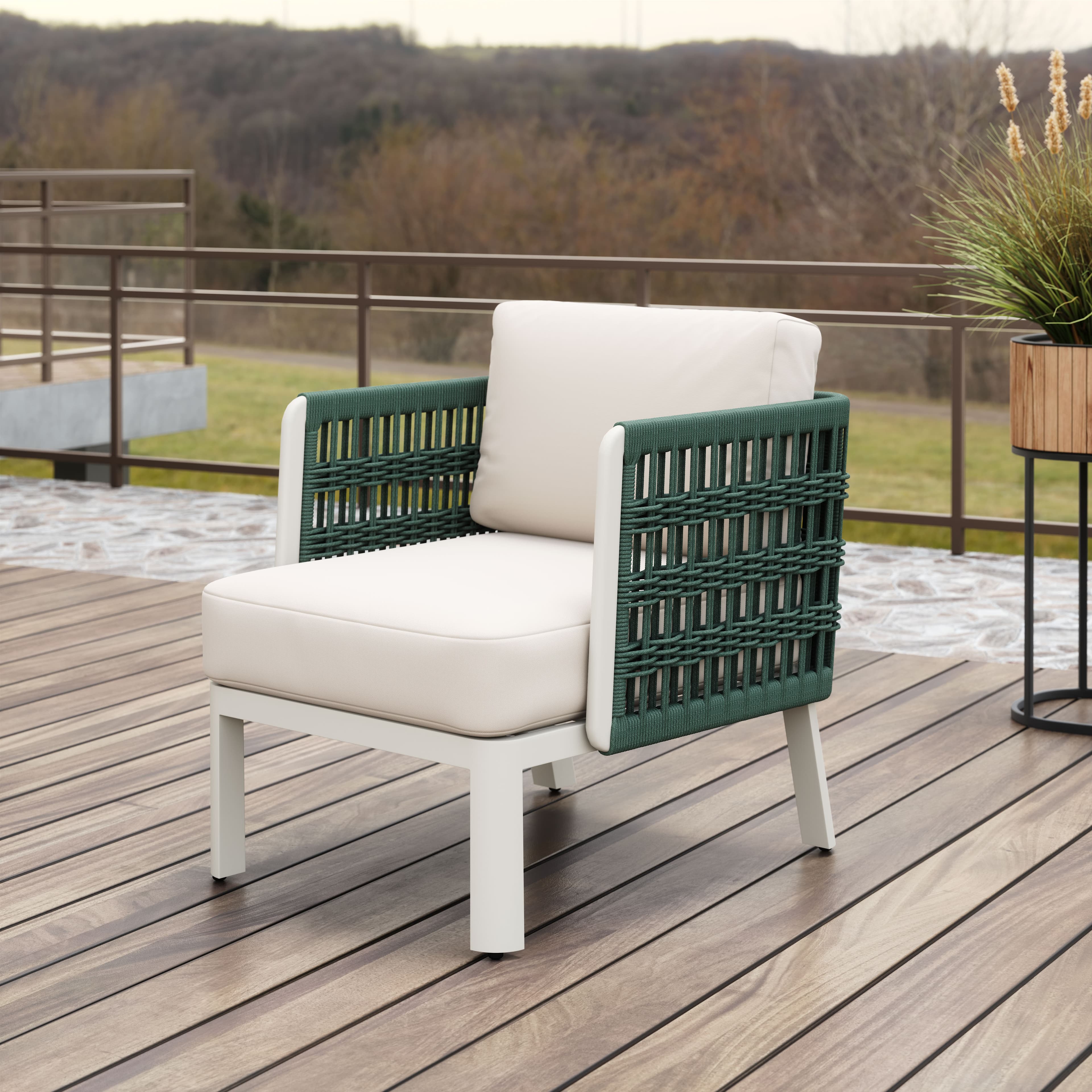 Bridgehampton Armchair White product image