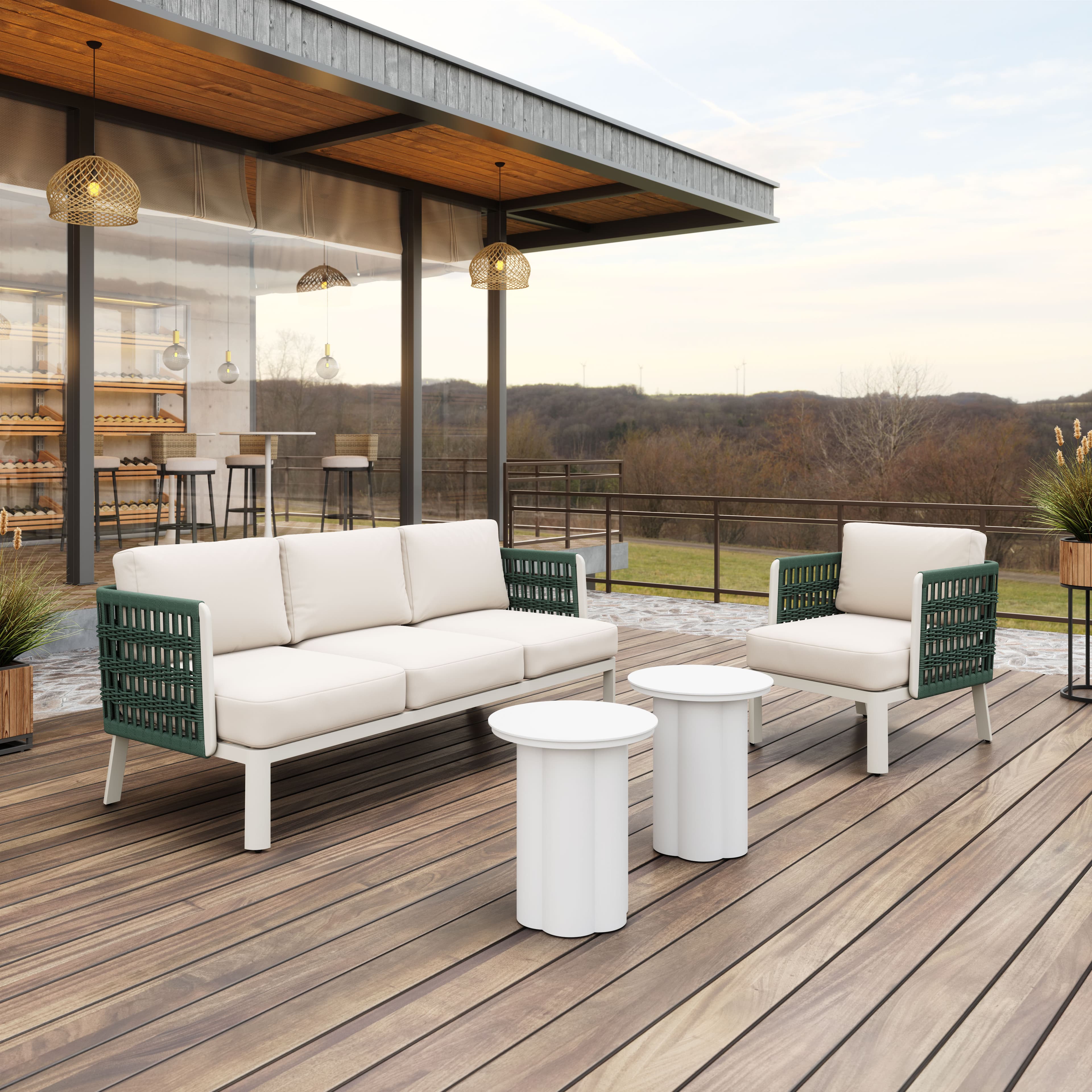 Bridgehampton Armchair White product image