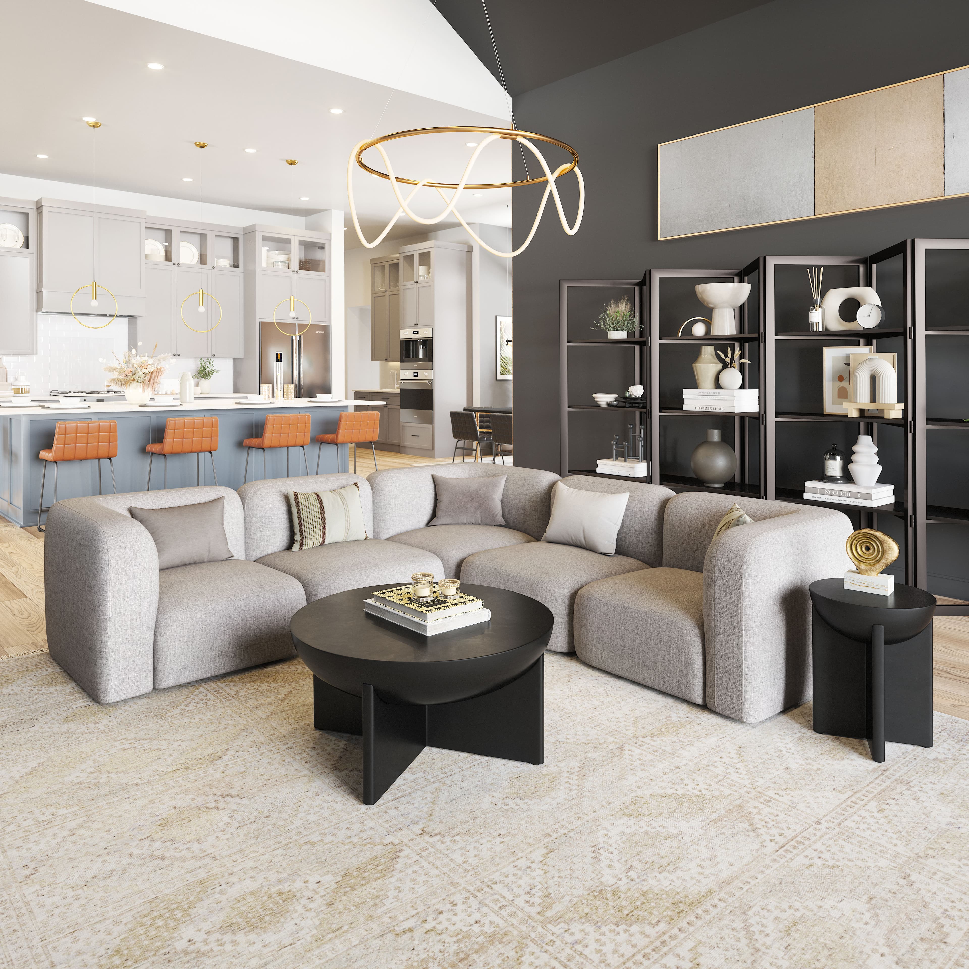 Biak Corner Chair Gray product image
