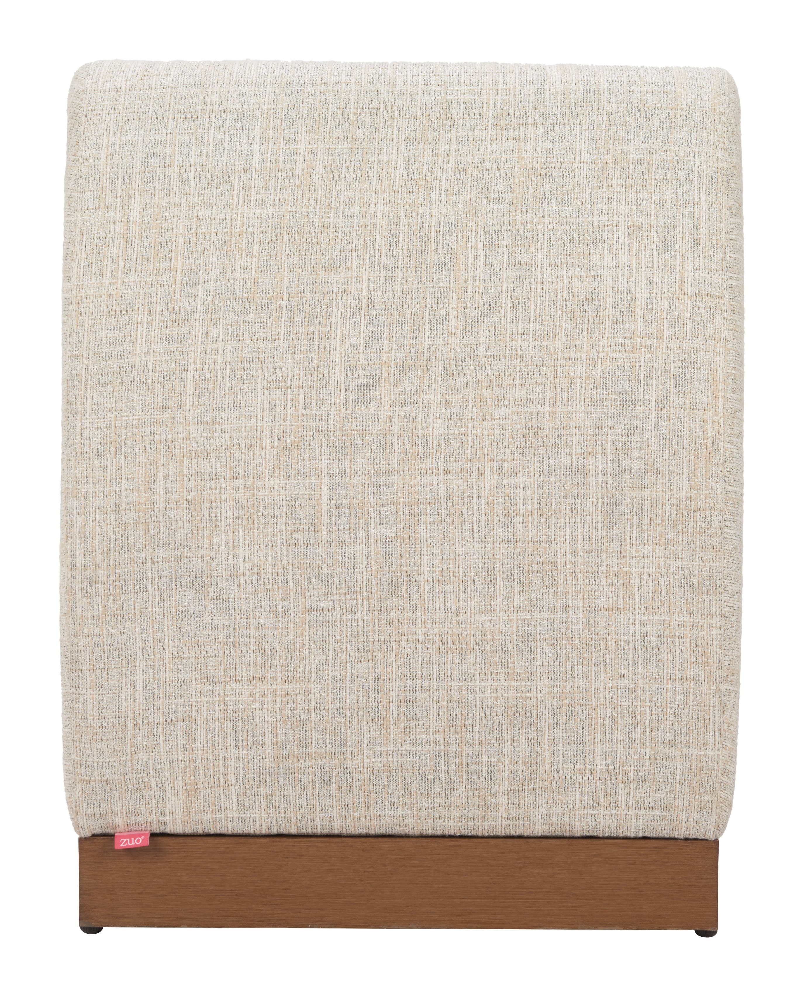 Christy Armless Chair Beige product image