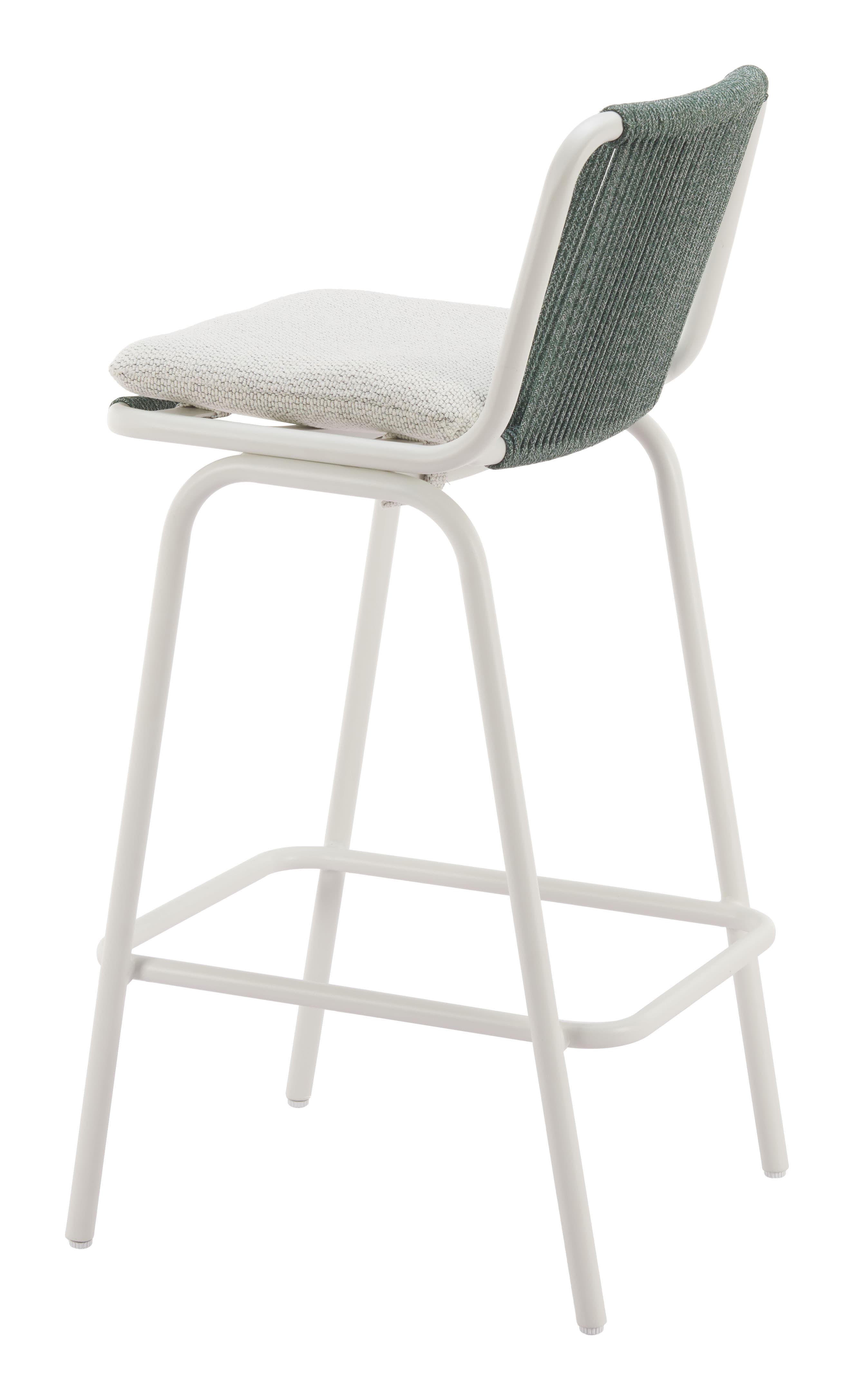 Luft Barstool (Set of 2) White & Green product image