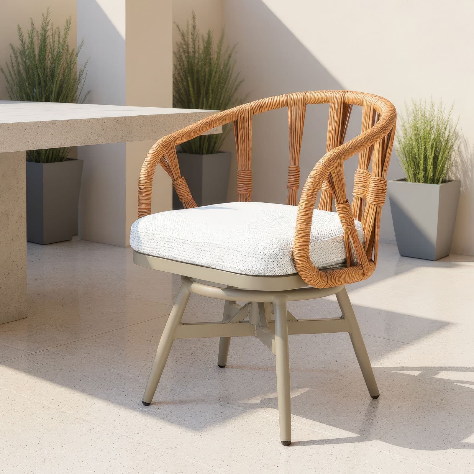 Safal Swivel Dining Chair Multicolor product image