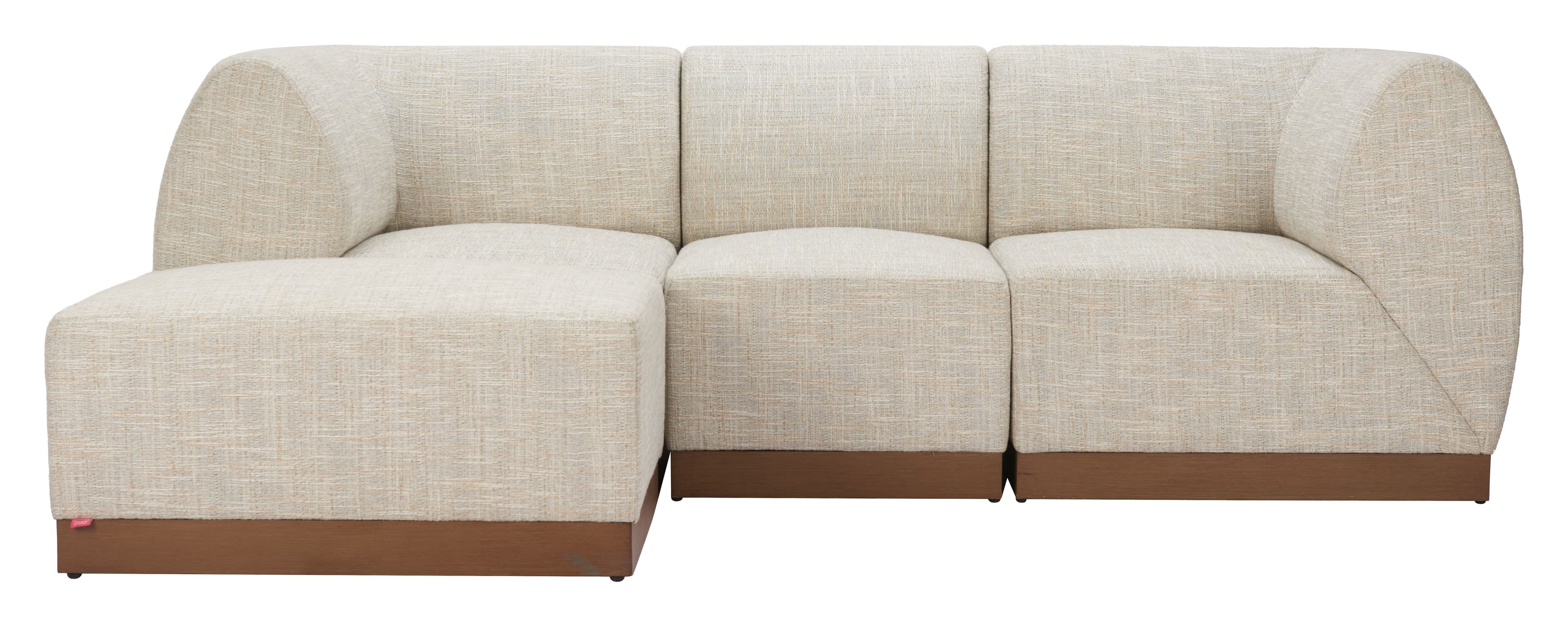 Christy Armless Chair Beige product image