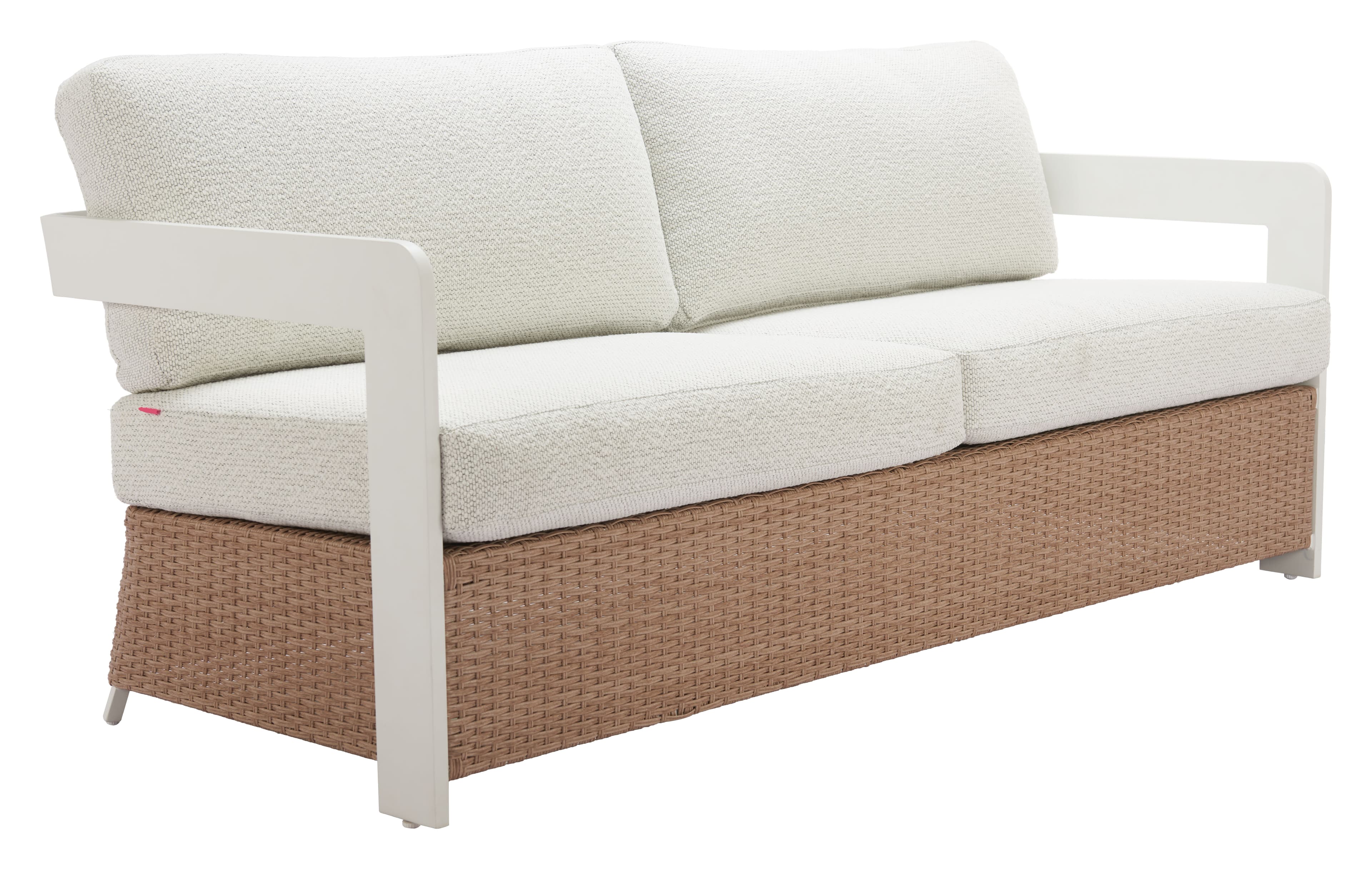 Gelo Sofa White & Brown product image