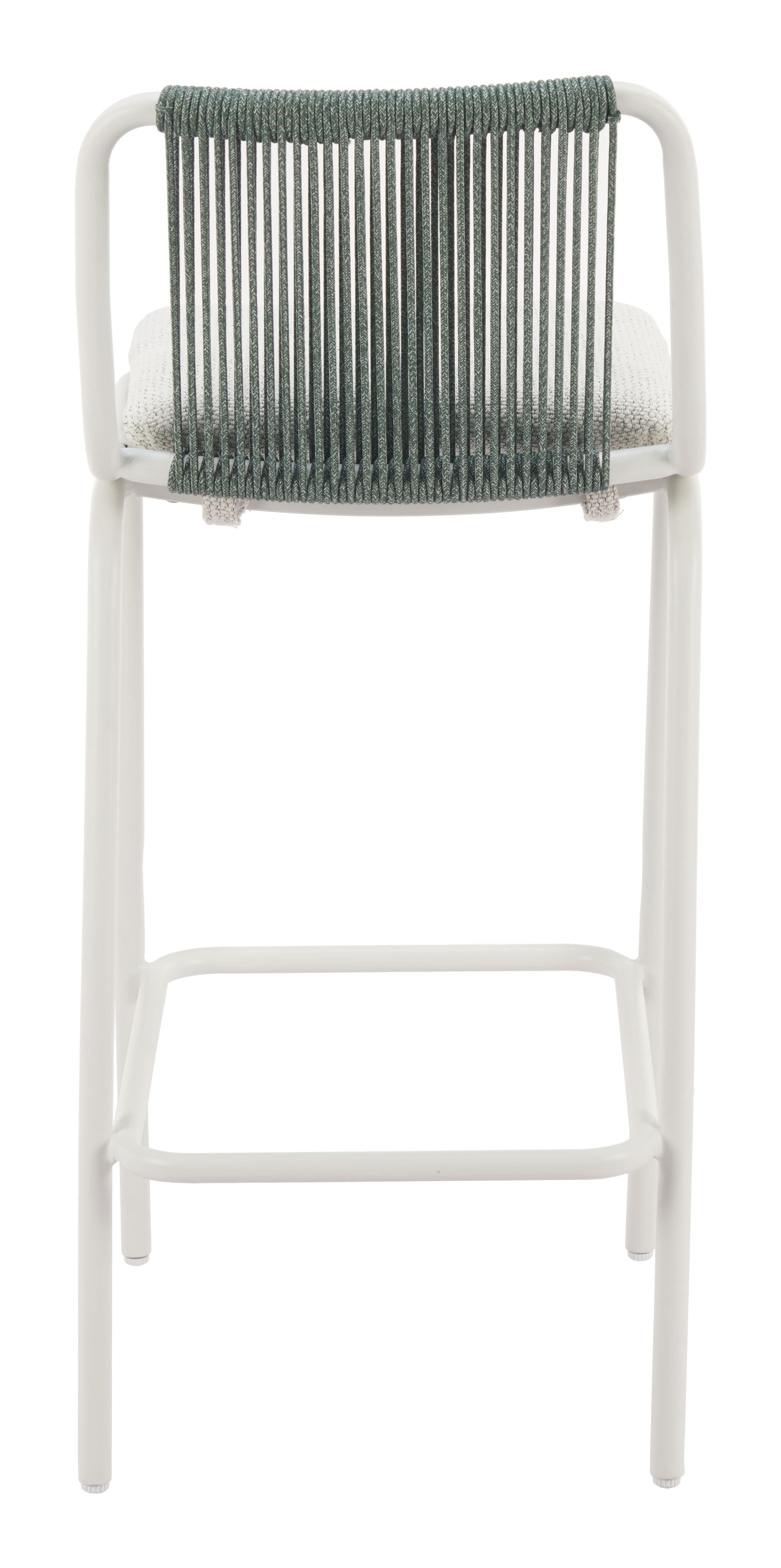 Luft Barstool (Set of 2) White & Green product image