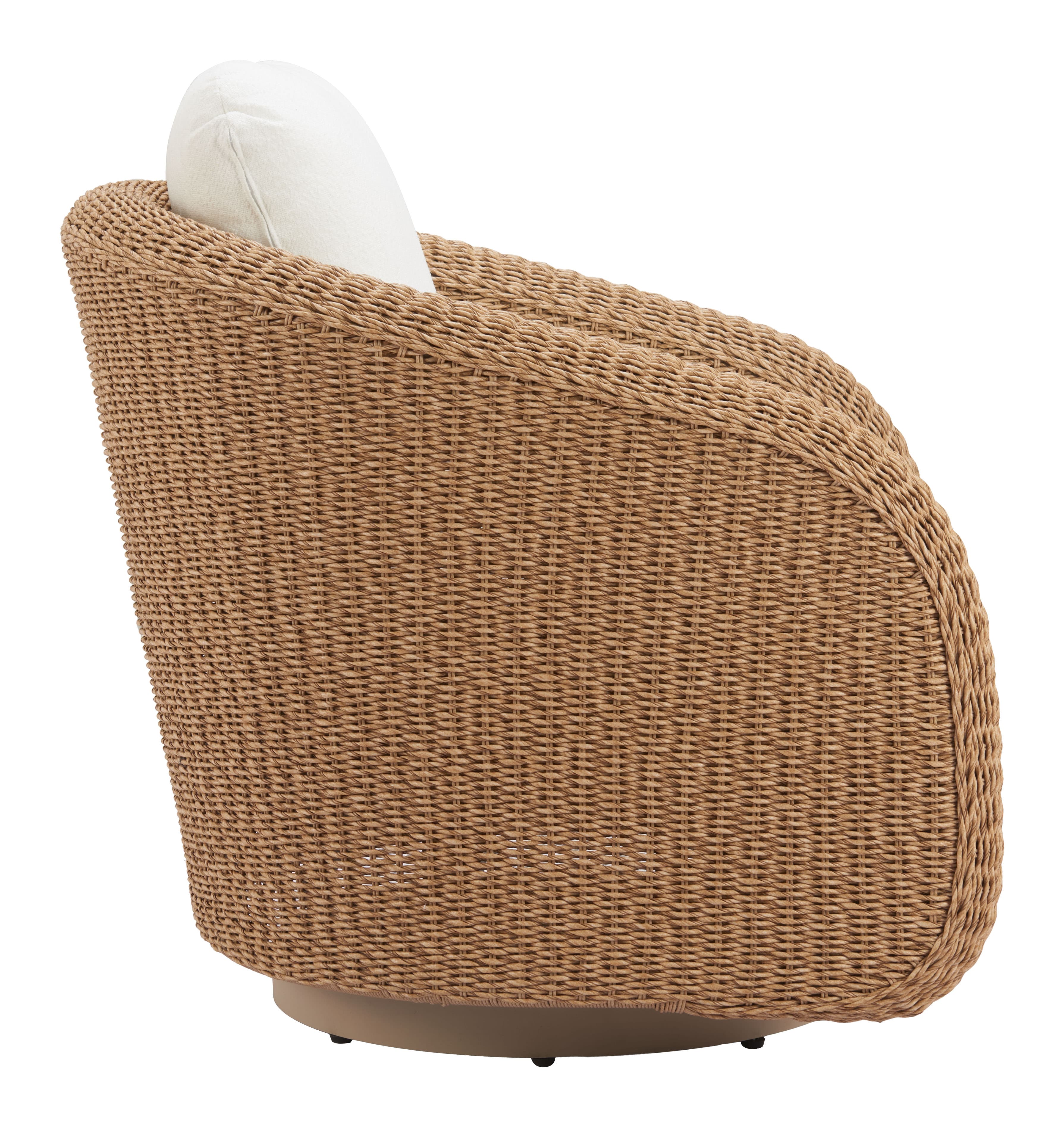 Solara Swivel Chair Ivory product image