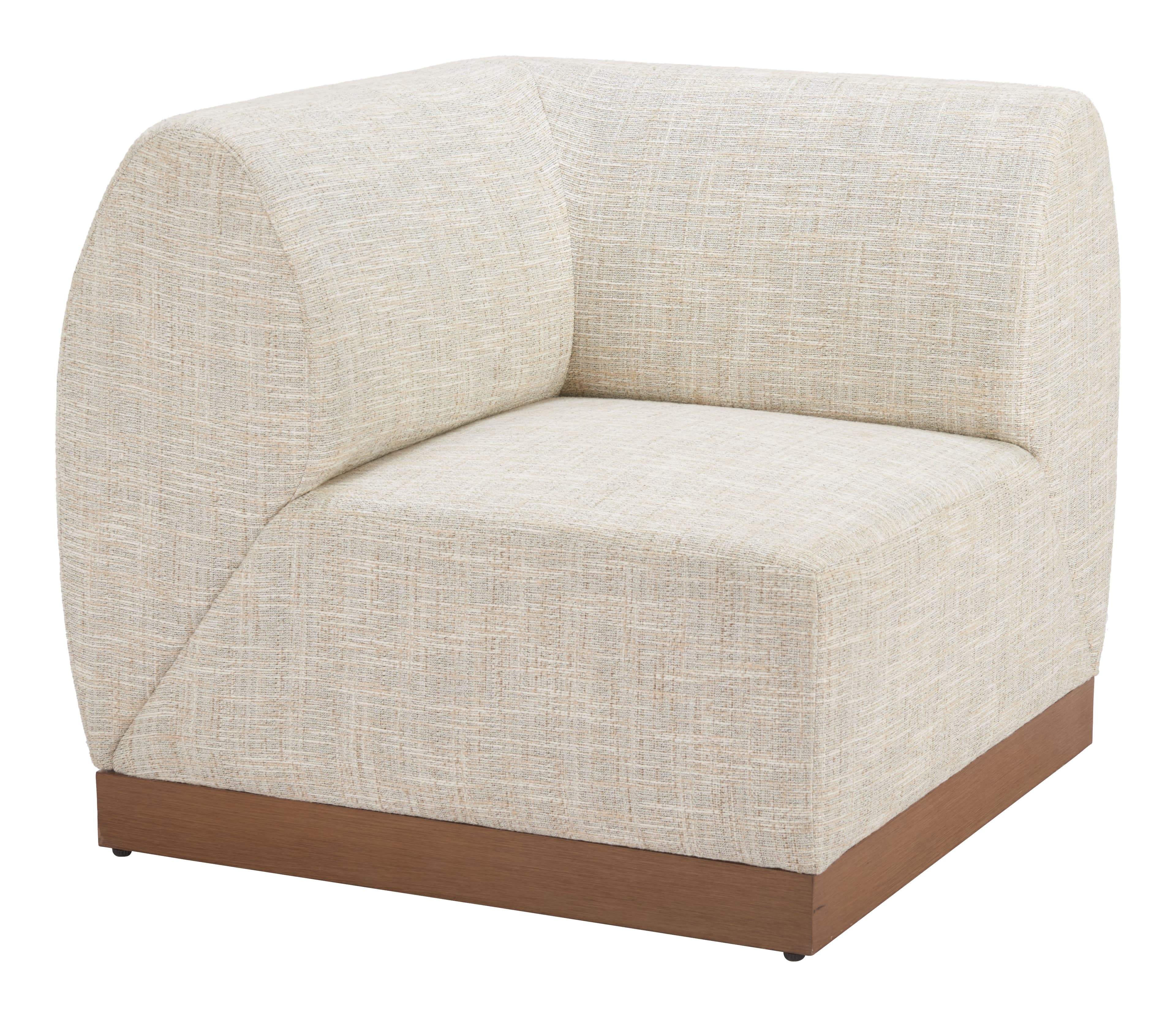 Christy Corner Chair Beige product image
